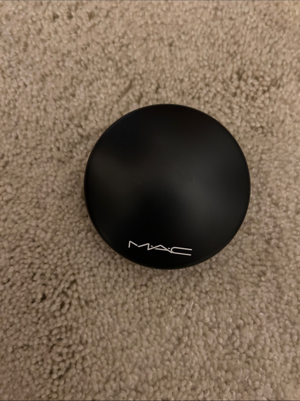 MAC Cosmetics Matte Black Compact Powder Case
